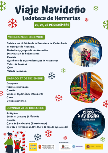VIAJE NAVIDEÑO LUDOTECA DE HERRERÍAS