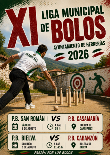 1 y 2 de agosto BOLOS en Camijanes y Bielva