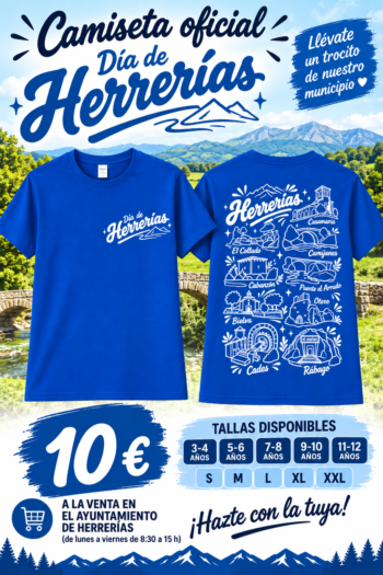 Venta de camisetas DÍA DE HERRERÍAS