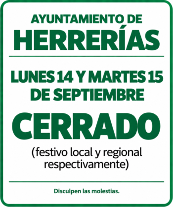 14 y 15 de septiembre CERRADO